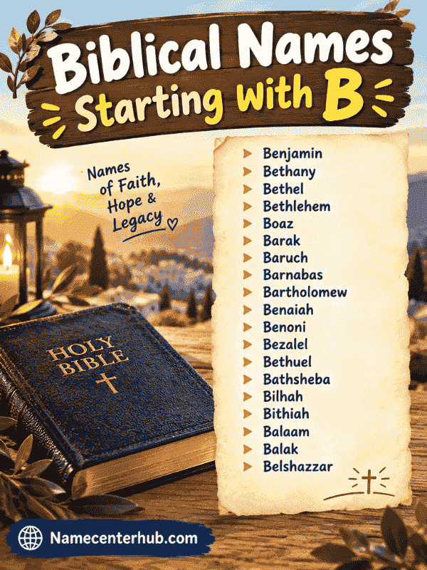 Biblical Names Starting With B