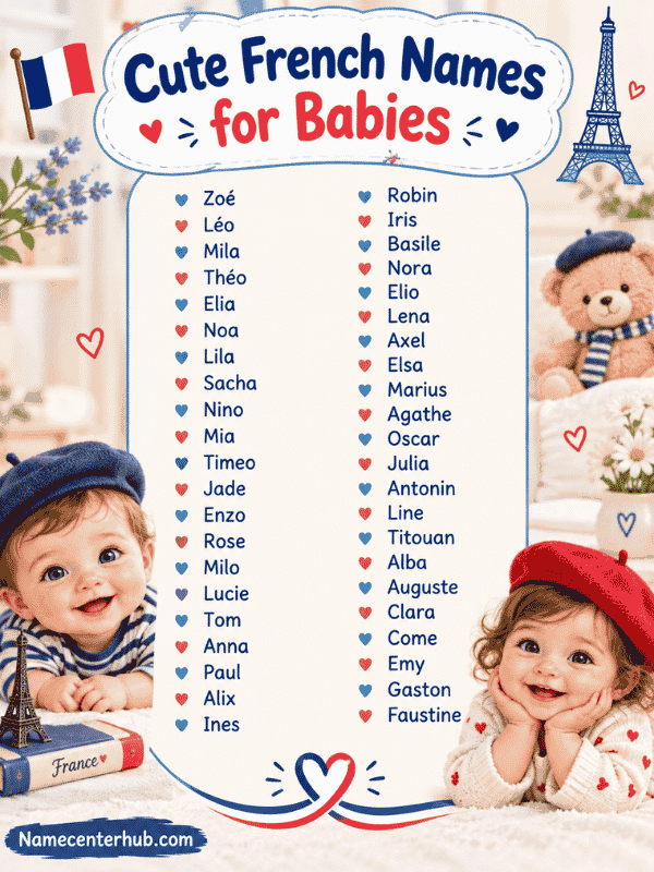 Cute French Names for Babies