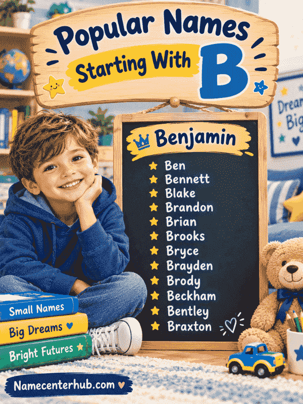 Popular Names Starting With B