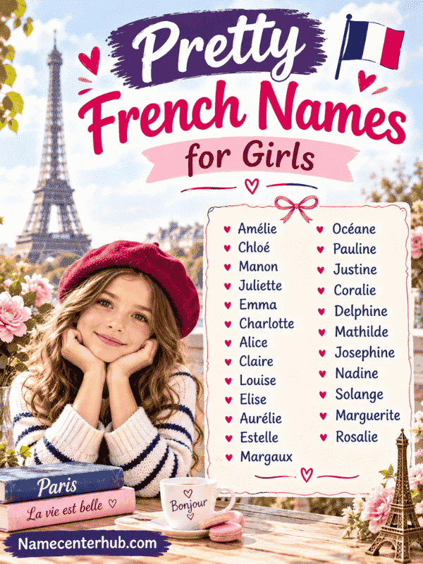 Pretty French Names for Girls